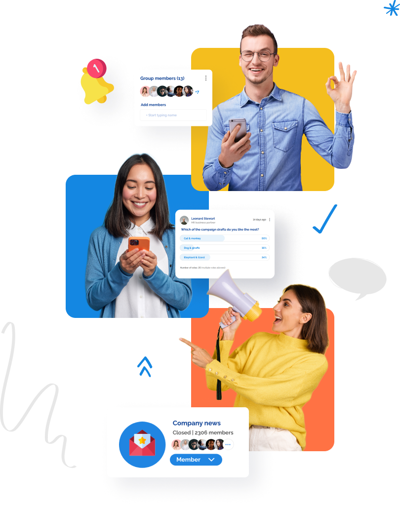 Internal social network Internal social network