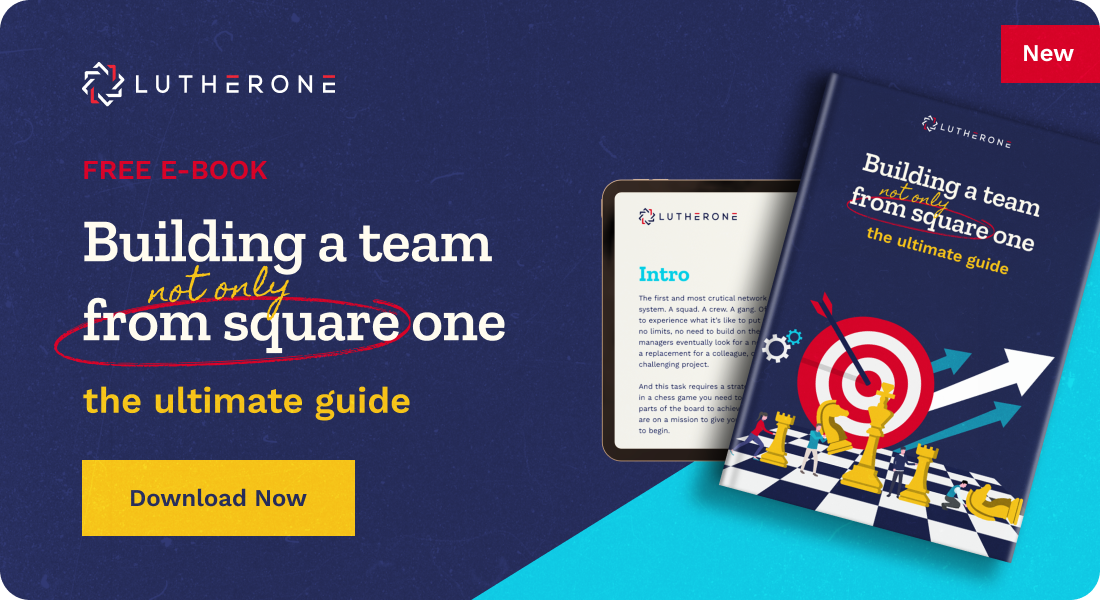 Building a team (not only) form square one | Free e-book
